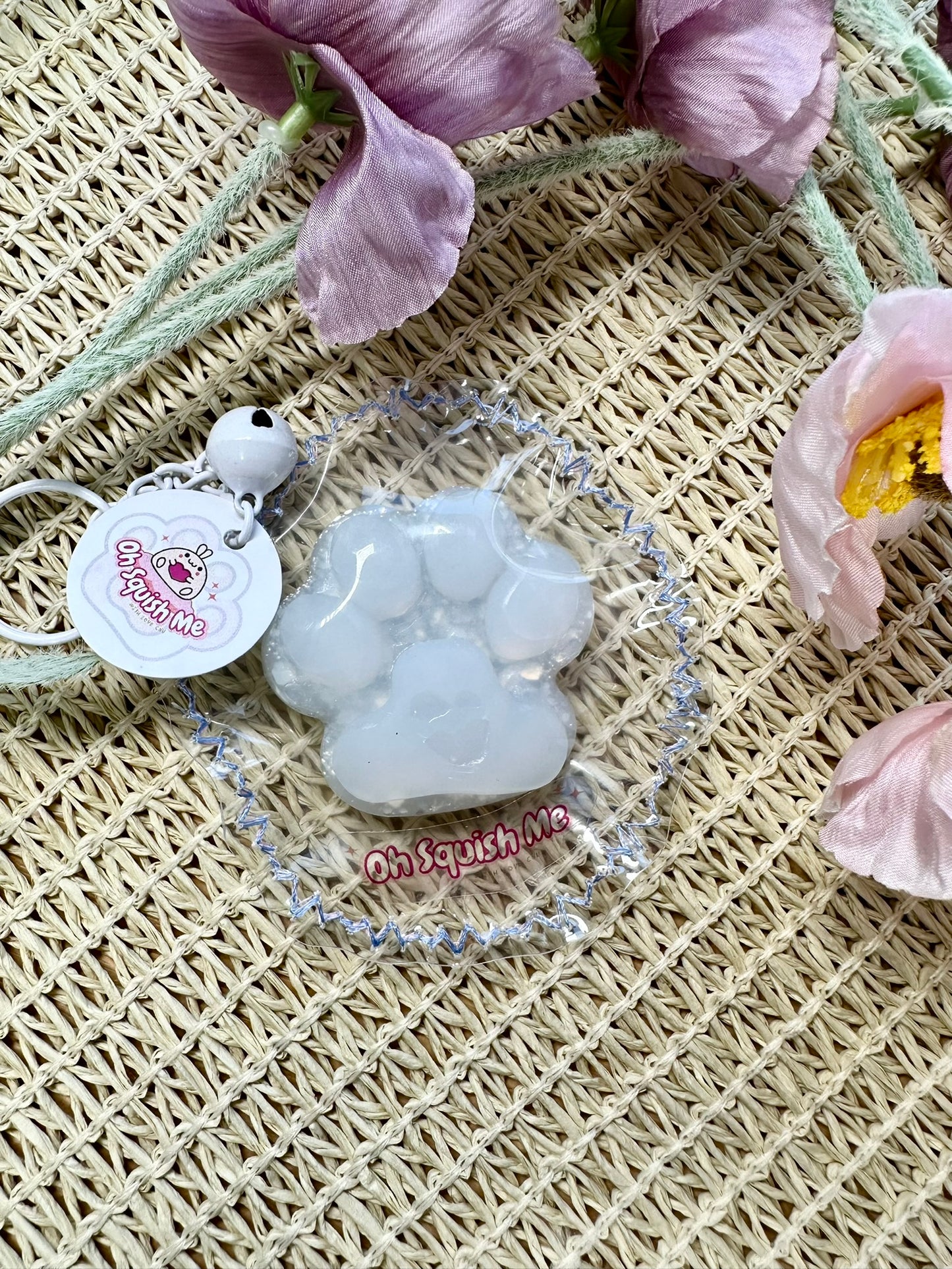 Translucent Glitter Paw