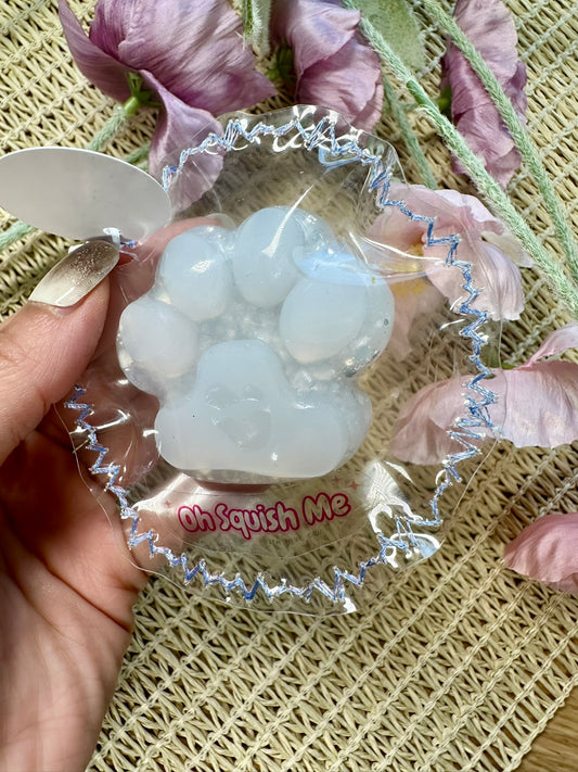 Translucent Glitter Paw