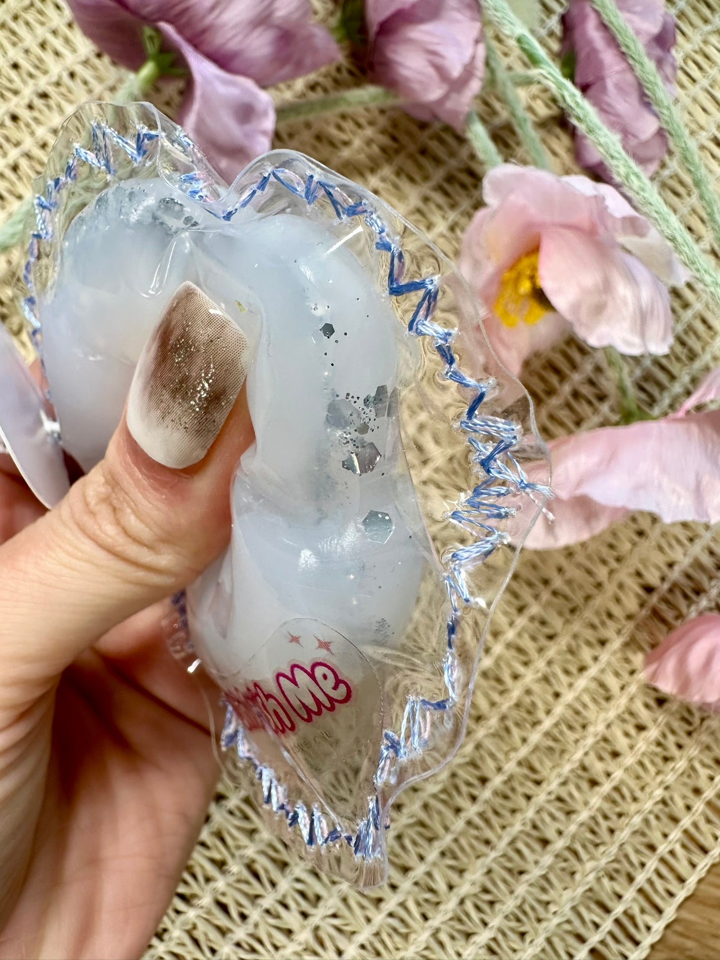 Translucent Glitter Paw