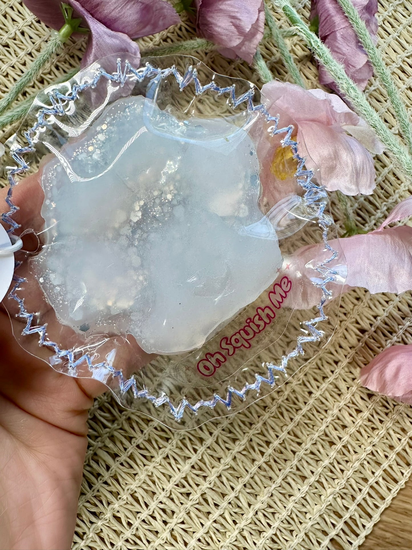 Translucent Glitter Paw
